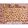 TEXTURED ROLLING PIN STICK - GRAIN