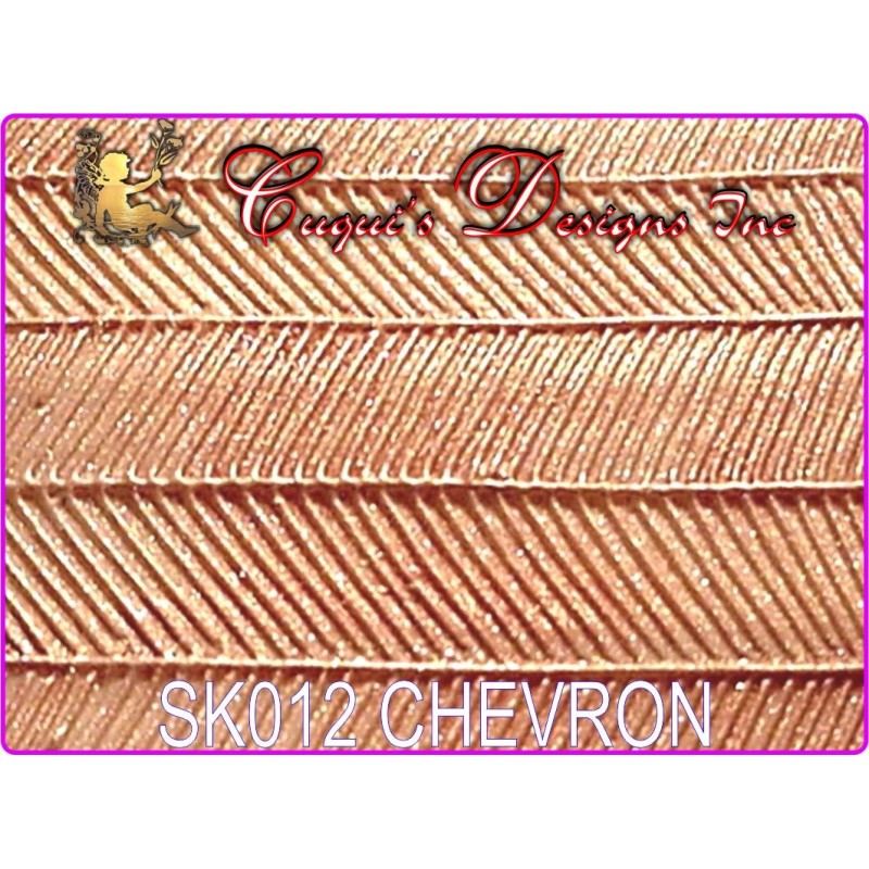TEXTURED ROLLING PIN STICK - CHEVRON