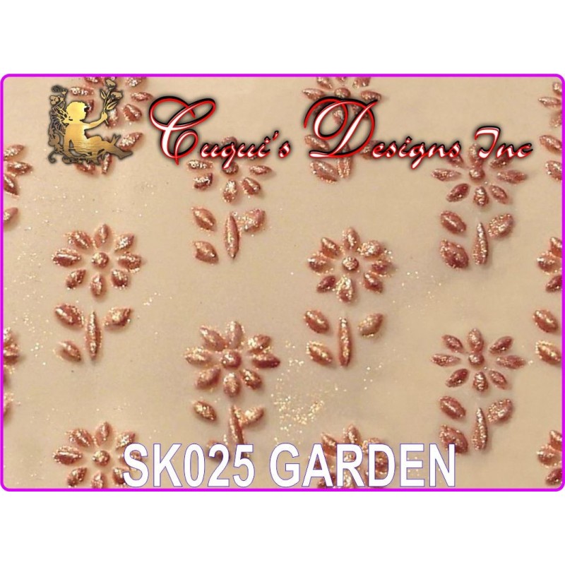 TEXTURED ROLLING PIN STICK - GARDEN