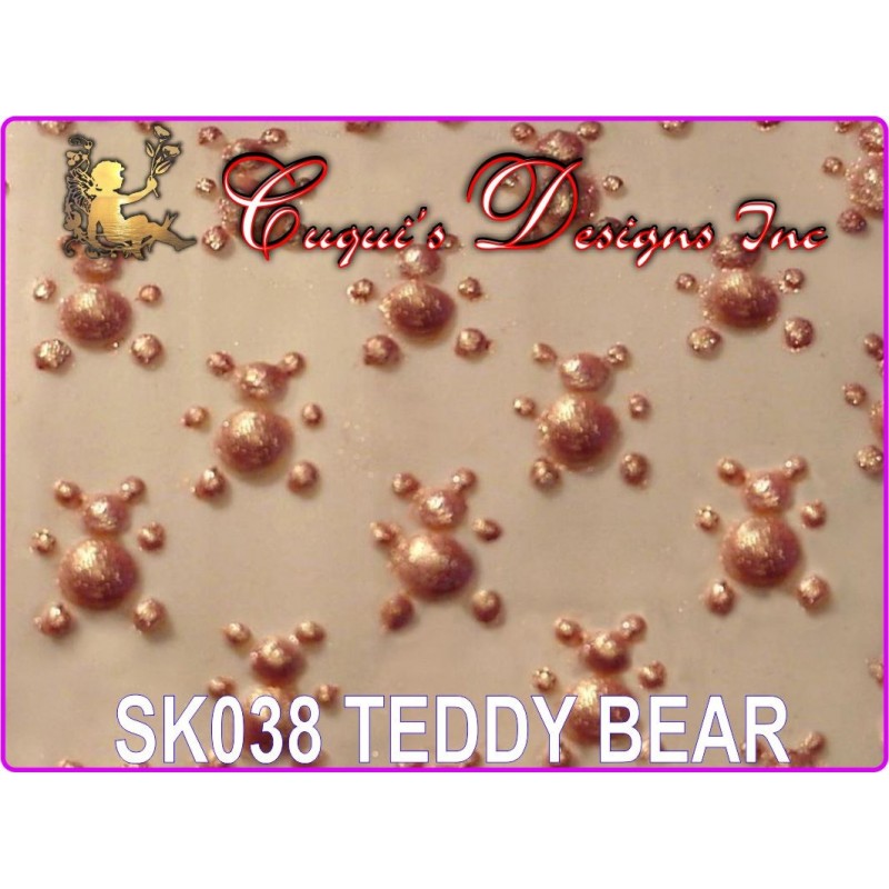TEXTURED ROLLING PIN STICK - TEDDY BEARS