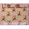 TEXTURED ROLLING PIN STICK - TEDDY BEARS