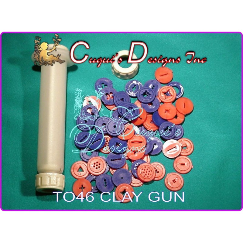 PLASTIC CLAY GUM WITH 62 DISC MULTIPLE USE TOOL