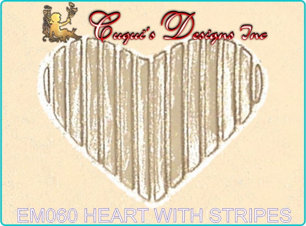 HEART WITH STRIPES
