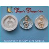 BABY IN SHELL SILICONE  MOLD