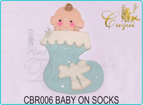 BABY ON SOCKS