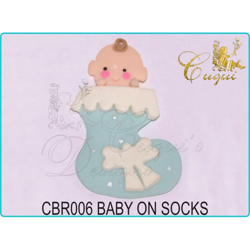 BABY ON SOCKS