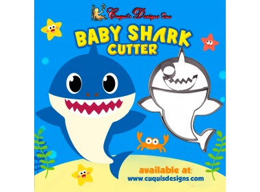 BABY SHARK CUTTER Cake Topper