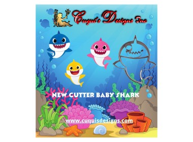 BABY SHARK CUTTER Cake Topper