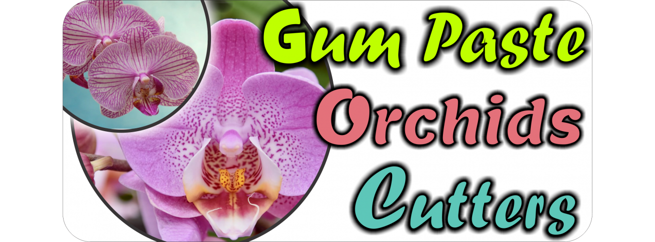 Orchid Cake Cutters & Tools | Cuqui Designs
